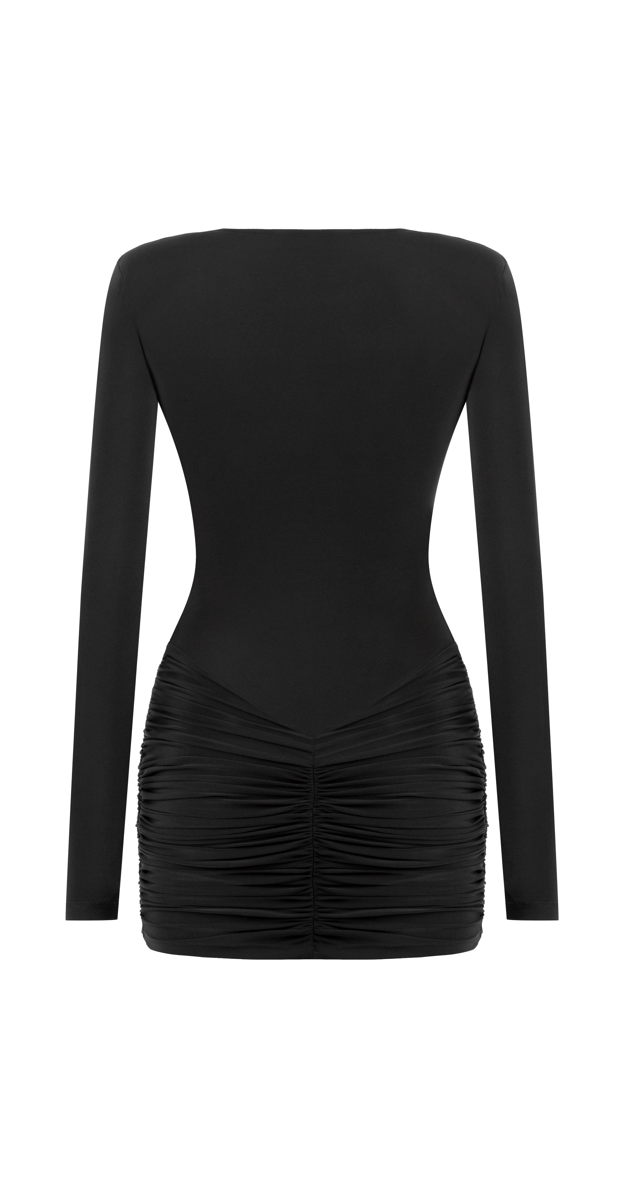 VIOLA BLACK MINI DRESS